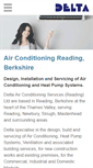 Mobile Screenshot of deltaairconditioning.co.uk